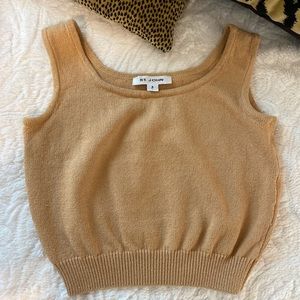 St. John sweater knit crop tank